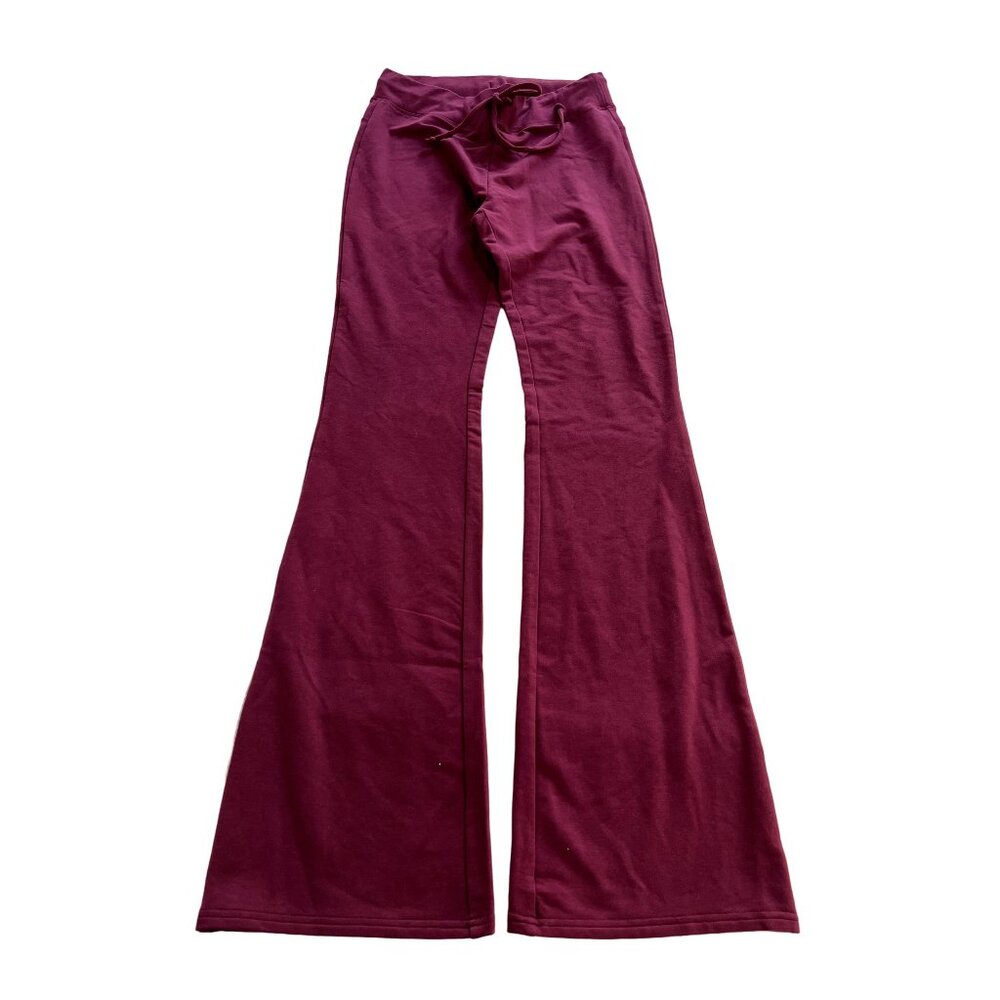 ALO Yoga Burgundy Boot Cut Pants